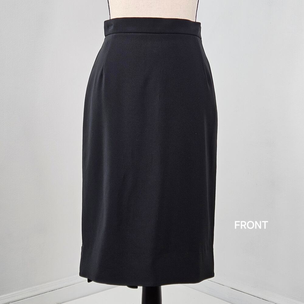 Prada Black Midi Skirt Classic Wardrobe Staple | Women's IT 42 | US‎ 6